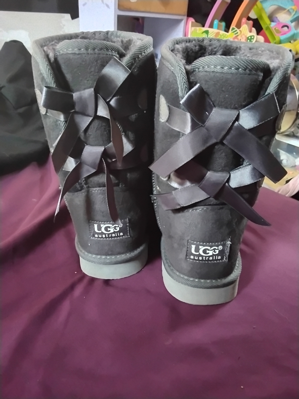 FAKE Ugg Australia Bailey Bow In Grey